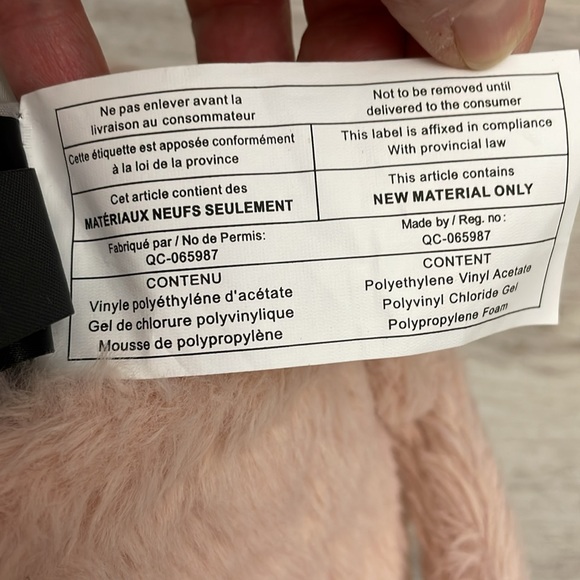 Kendall & Kylie Light Pink Faux Fur Double Strap Shoulder Bag Approx 10" X 7" - Picture 12 of 14